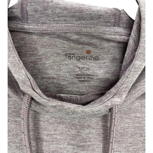Serene Tangerine Athletic Women's Soft Pullover Hoodie Sweatshirt Size S - Picture 4 of 11